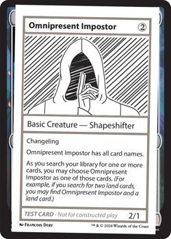 Omnipresent Impostor [Mystery Booster 2 Playtest Cards] Near Mint - Image 1