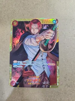 Shanks OP01-120 SEC Romance Dawn Secret Rare Foil One Piece Card Game NM ENGLISH - Image 1