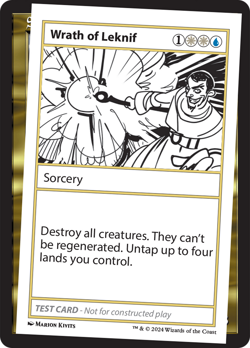 Wrath of Leknif [Mystery Booster 2 Playtest Cards] Near Mint - Image 1