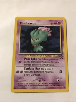 Pokemon MISDREAVUS Black Star Promo Card # 39 RARE - Image 1