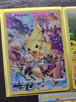 Pokemon Cards Lot (Crown Zenith - Pikachu Alt Art & Illustrator Rare - Secret) - Image 2