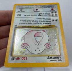 Pokemon Chansey #3 Holo Base Set 2 [Read] Vintage - Nice Binder Card! - Image 4