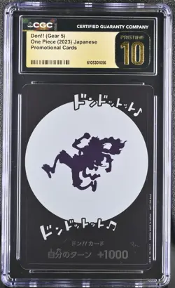 CGC 10 PRISTINE JAPANESE ONE PIECE 2023 DON!! CARD 1ST ANNIVERSARY EVENT MQ - Image 1