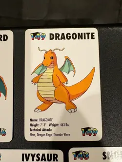 1998 KFC Pokemon Mini Cards Set Lot Charizard Snorlax Pikachu Dragonite + More - Image 4