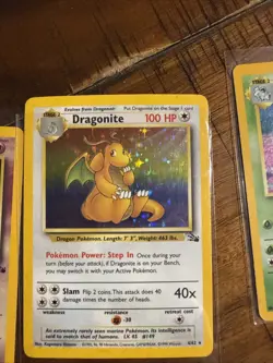 Dragonite Holo 4/62 - Fossil - Pokemon Card TCG LP - Image 2