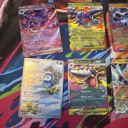 TCG Lot Of 20 Ultra Rares! Full Art, Ex! + 300 Card Lot - Image 2
