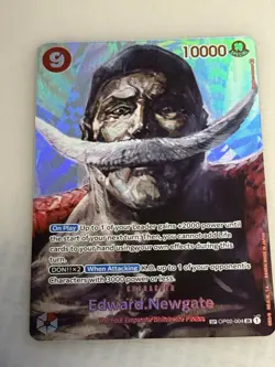 One Piece Card Game - Edward.Newgate OP02-004 SR SP - Image 1