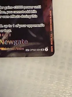 One Piece Card Game - Edward.Newgate OP02-004 SR SP - Image 3