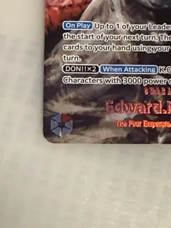 One Piece Card Game - Edward.Newgate OP02-004 SR SP - Image 4