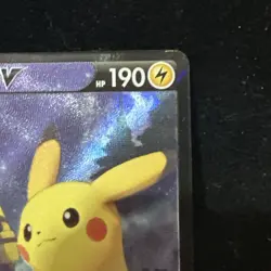 Pokemon TCG Pikachu v TG16/TG30 Lost Origin 2022 Full Art Holo Ultra Rare Card - Image 3