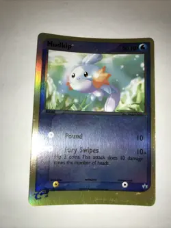 Pokemon Card Mudkip Nintendo Black Star Promo 010 Reverse Holo - Image 2