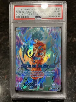 SSGSS Son Goku Soul Striker Reborn Foil Dragon Ball Super Card Game | PSA 10 - Image 1