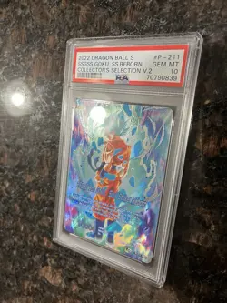 SSGSS Son Goku Soul Striker Reborn Foil Dragon Ball Super Card Game | PSA 10 - Image 5