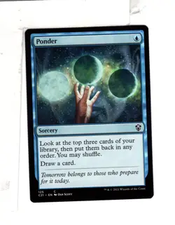 MTG SkeenAB Ponder from C21. NM. - Image 1