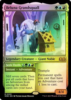 WOE Foil BELUNA GRANDSQUALL 1x Rare Magic Wilds of Eldraine MTG NM - Image 1