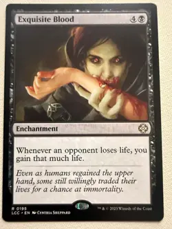 Exquisite Blood - NM MTG Lifegain Combo Piece (Jumpstart) - Image 1