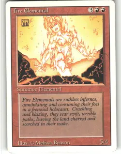 Fire Elemental - Revised Edition - MTG - Uncommon - # - NM - Image 1