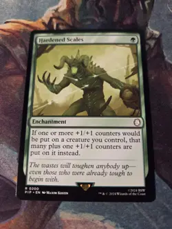 Magic the Gathering Hardened Scales Fallout Commander MTG Free Shipping! - Image 2