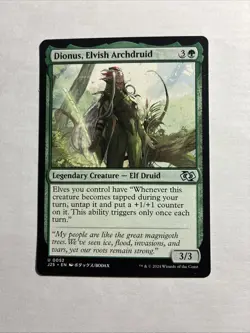 Dionus, Elvish Archdruid (Anime) - Foundations Jumpstart MTG Plus Bonus Rare!!! - Image 1