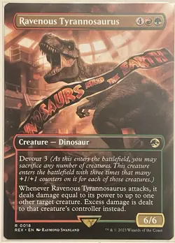 Ravenous Tyrannosaurus (Borderless) Universes Beyond: Jurassic Pikachu World... - Image 1