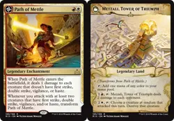 1x Path of Mettle // Metzali, Tower of Triumph - Rivals of Ixalan - Lightly Play - Image 1