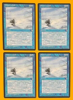 MTG WINTER'S CHILL (x4) Ice Age (OldManMTG 011-066) - Image 1