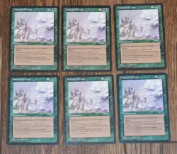 6x MTG Nature's Wrath Alliance RARE Green Enchantment Magic The Gathering - Image 1