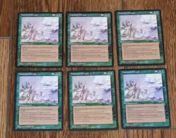 6x MTG Nature's Wrath Alliance RARE Green Enchantment Magic The Gathering - Image 2