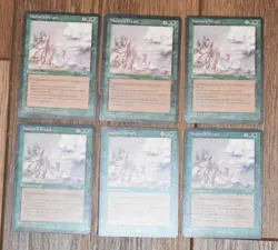 6x MTG Nature's Wrath Alliance RARE Green Enchantment Magic The Gathering - Image 3
