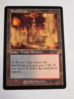 Blood Crypt Retro Frame - Ravnica Remastered - MTG - Image 1