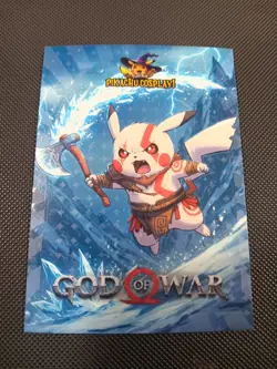 God Of War (Pikachu) #11 - Window Holo - Electric Pikachu Cosplay - Pokemon - Image 1