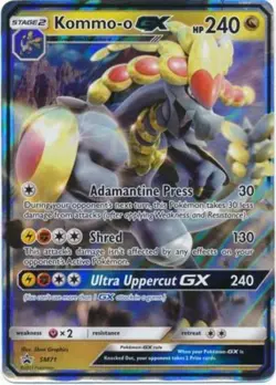Lightly Played Kommo-o GX - SM71 - Promo - SM Black Star Promo Pokemon SM Promos - Image 1