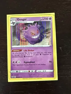 Pokemon Gengar 085/202 Swsh01 Sword & Shield Holo Rare NM NEAR MINT - Image 1