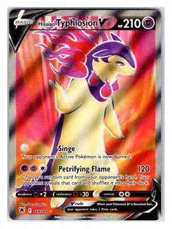 Pokemon TCG - Hisuian Typhlosion V (Full Art) - SWSH10: Astral Radiance 169/189 - Image 1