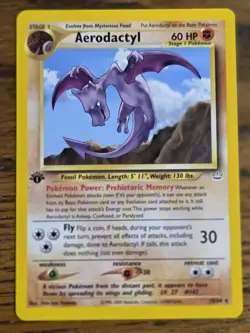 Pokemon 1st Edition Neo Revelation # 15/64 Aerodactyl Non-holo - Image 1