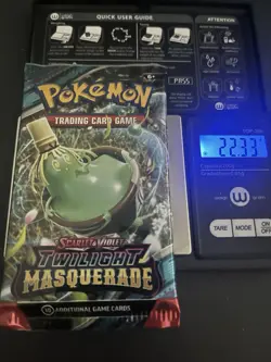 (VERY HEAVY) 22.33g Pokemon TCG Twilight Masquerade Booster Pack (SEALED)✅ - Image 1