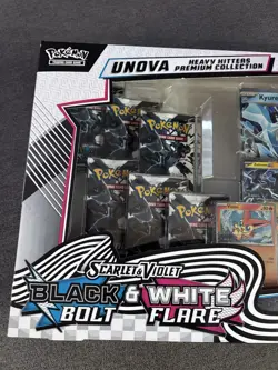 Pokemon TCG Costco Unova Heavy Hitters Premium Collection Box Black & White - Image 2