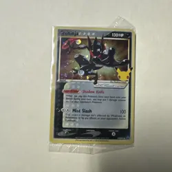 POKEMON SEALED GRENINJA GOLD STAR SWSH144 CELEBRATIONS STAMPED PROMO - Image 1