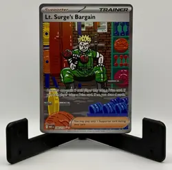 Lt. Surge’s Bargain - 185/132 - Holo - ME01: Mega Evolution - Pokemon TCG - NM - Image 1