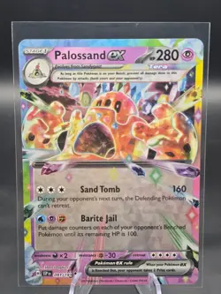 Pokemon TCG - Palossand ex 091/191 Double Rare - Surging Sparks - Near Mint - Image 1