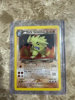 Neo Destiny Dark Tyranitar 11/105 & Dark Houndoom 7/105 Holo Pokemon MP - Image 2
