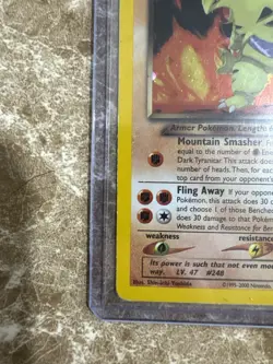Neo Destiny Dark Tyranitar 11/105 & Dark Houndoom 7/105 Holo Pokemon MP - Image 5