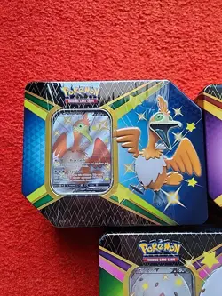 Pokemon Shining Fates V Tins Set Of 3 Tins Boltund, Eldegoss, & Cramorant SEALED - Image 2