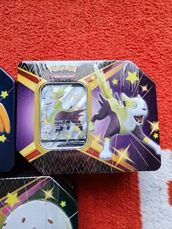 Pokemon Shining Fates V Tins Set Of 3 Tins Boltund, Eldegoss, & Cramorant SEALED - Image 3