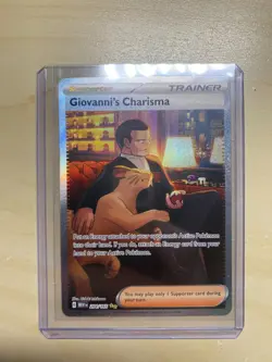 Giovanni's Charisma 204/165 SV03: Pokemon 151 Moderately Played - Image 1