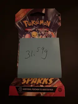 VERY HEAVY - 31.59g - Pokemon Surging Sparks Sleeved Booster Pack - SEALED! - Image 3
