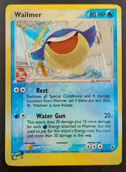 Pokemon TCG Wailmer EX Ruby & Sapphire 48/109 Reverse Holo Uncommon NM-M - Image 1