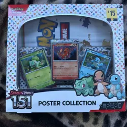 Pokemon TCG Scarlet Violet 151 Poster Collection Box New and Sealed - Image 1