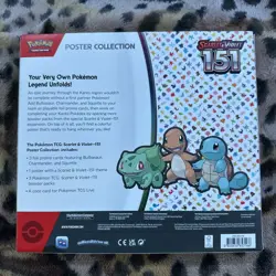 Pokemon TCG Scarlet Violet 151 Poster Collection Box New and Sealed - Image 2