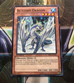 *** BLIZZARD DRAGON *** 1ST EDITION SHATTERFOIL RARE BP01-EN147 (LP) YUGIOH! - Image 1